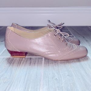 Dimariott Flex Oxford Style Laced Flats 9